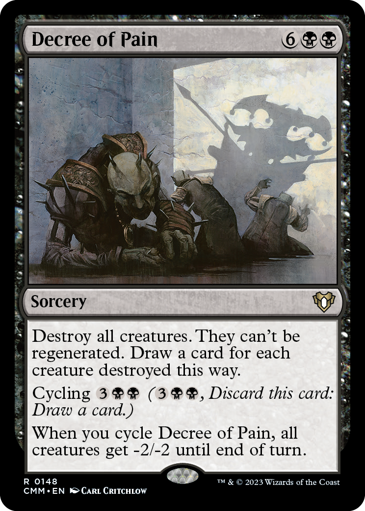 Decree of Pain [Commander Masters] | Good Games Cannington