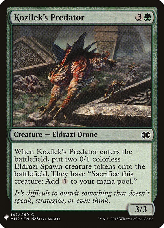 Kozilek's Predator [Mystery Booster] | Good Games Cannington