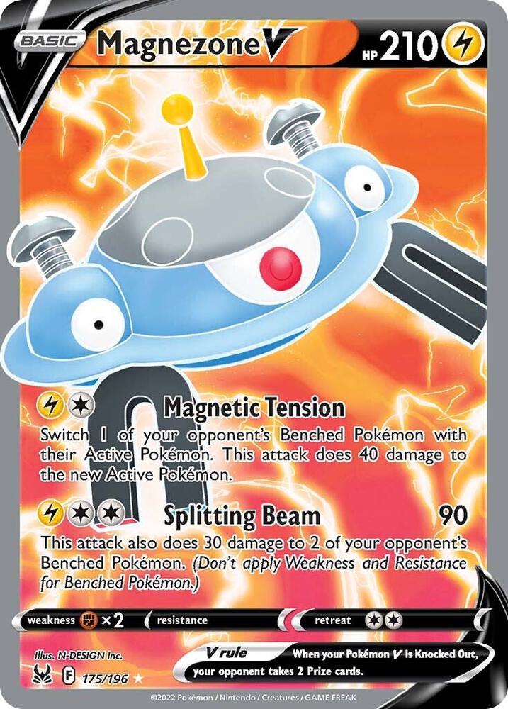 Magnezone V Full Art (SWSH11: Lost Origin)  - Holofoil | Good Games Cannington
