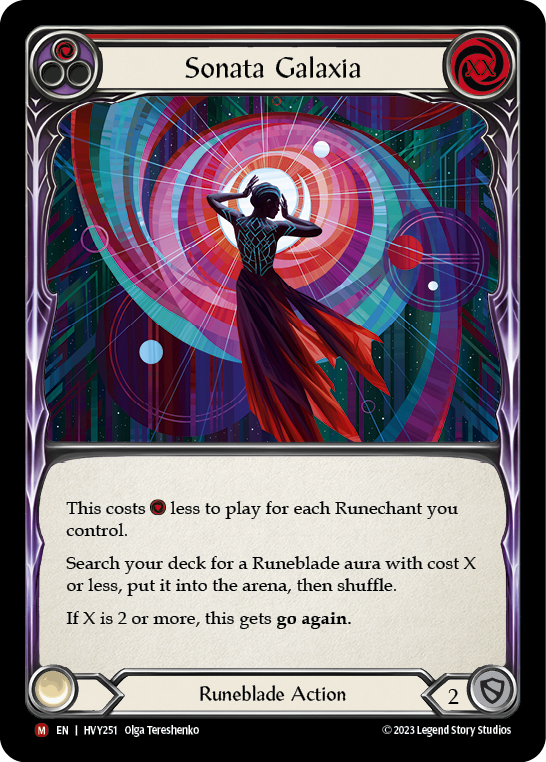 Sonata Galaxia [HVY251] (Heavy Hitters)  Rainbow Foil | Good Games Cannington
