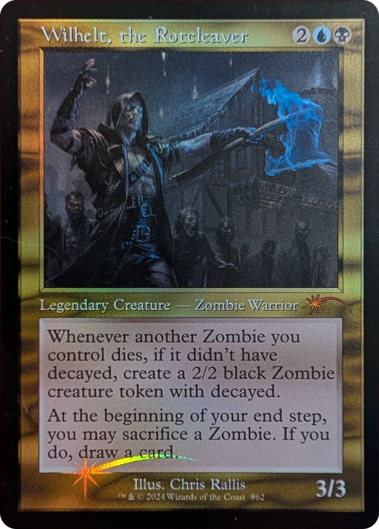 Wilhelt, the Rotcleaver (Retro Frame) [Secret Lair Drop Series] | Good Games Cannington