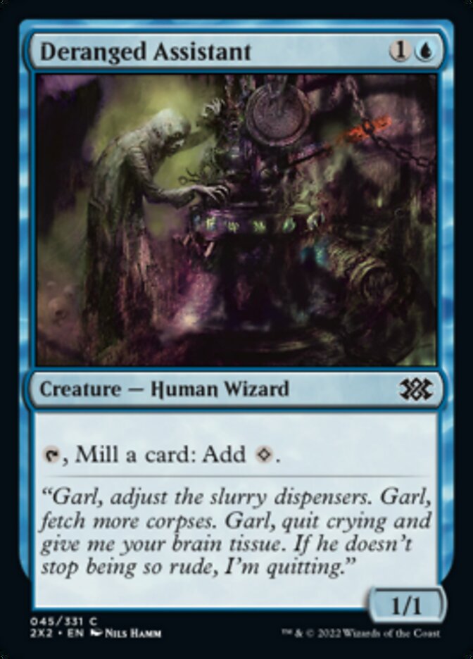 Deranged Assistant [Double Masters 2022] | Good Games Cannington