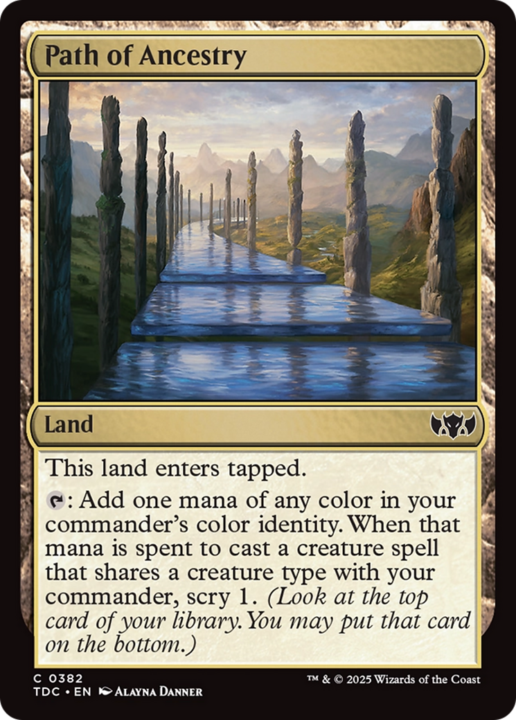 Path of Ancestry [Tarkir: Dragonstorm Commander] | Good Games Cannington