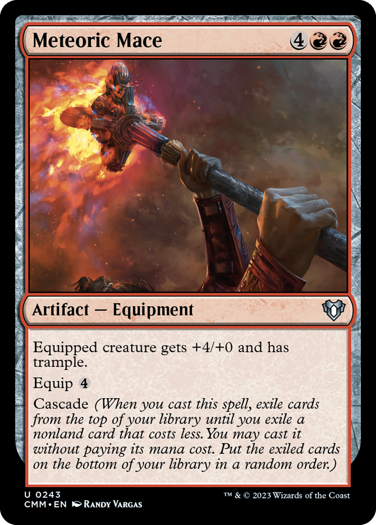 Meteoric Mace [Commander Masters] | Good Games Cannington