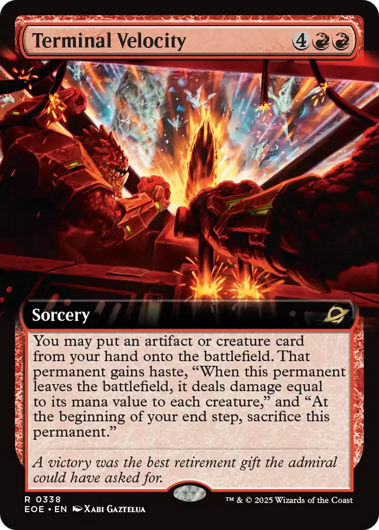 Terminal Velocity (Extended Art) [Edge of Eternities] | Good Games Cannington