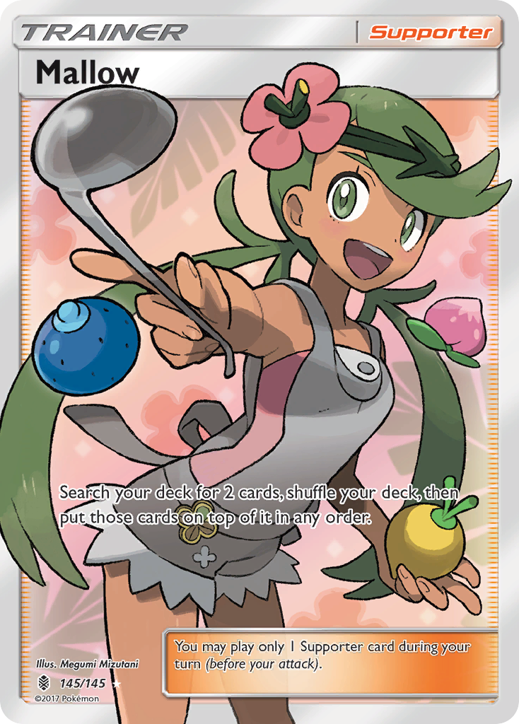 Mallow (145/145) [Sun & Moon: Guardians Rising] | Good Games Cannington