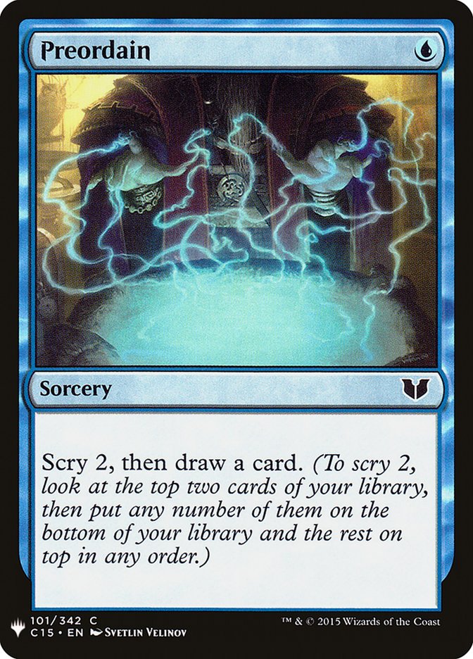 Preordain [Mystery Booster] | Good Games Cannington