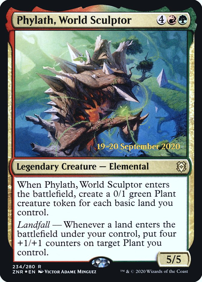 Phylath, World Sculptor [Zendikar Rising Prerelease Promos] | Good Games Cannington
