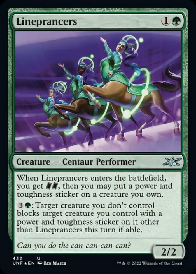 Lineprancers (Galaxy Foil) [Unfinity] | Good Games Cannington
