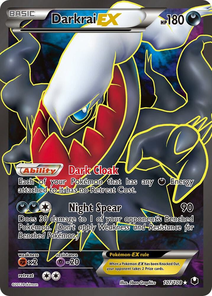 Darkrai EX 107/108 (Dark Explorers)  - Holofoil | Good Games Cannington