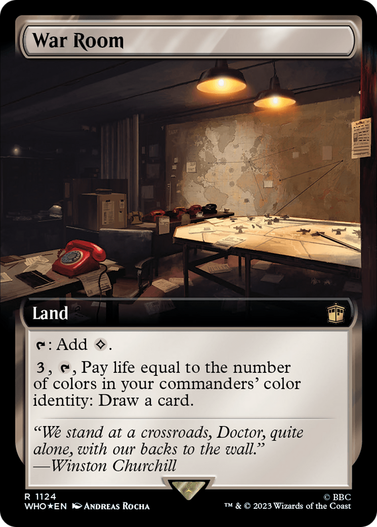 War Room (Extended Art) (Surge Foil) [Doctor Who] | Good Games Cannington