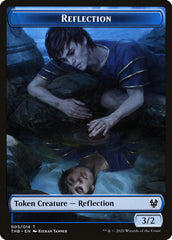 Human Soldier // Reflection Double-Sided Token [Theros Beyond Death Tokens] | Good Games Cannington