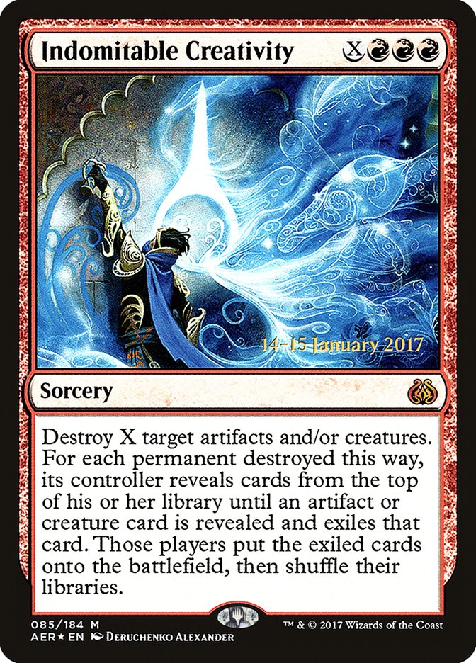 Indomitable Creativity [Aether Revolt Prerelease Promos] | Good Games Cannington