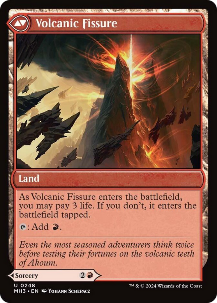 Sundering Eruption // Volcanic Fissure [Modern Horizons 3] | Good Games Cannington