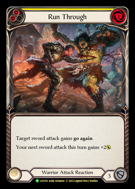 Run Through [LGS102] (Promo)  Rainbow Foil | Good Games Cannington