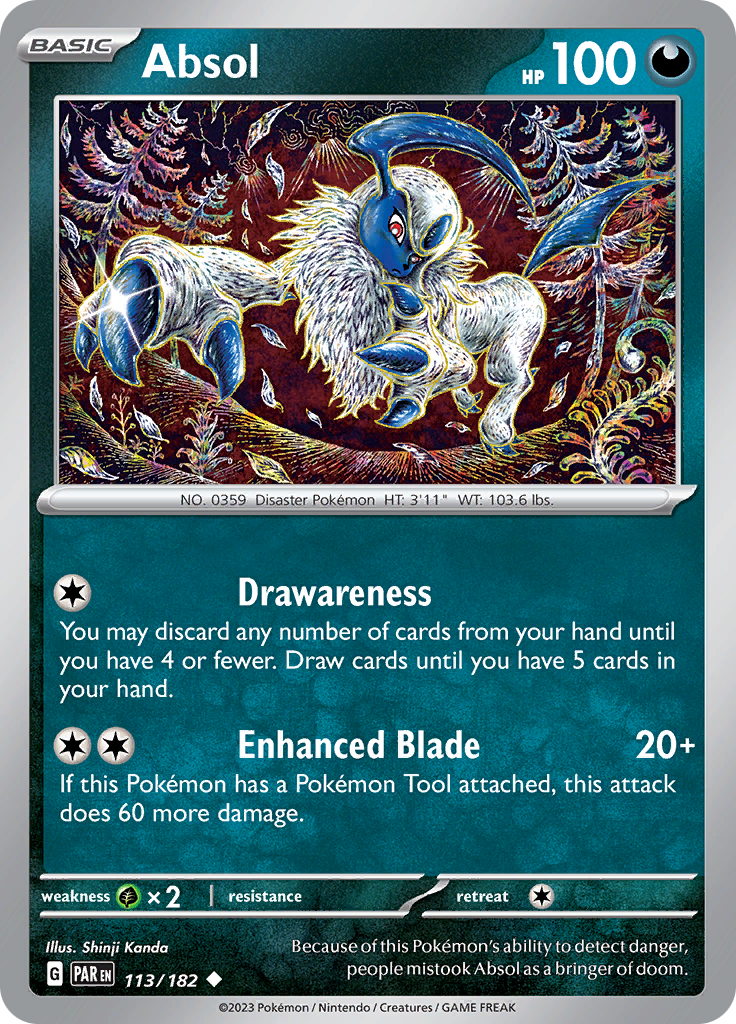 Absol (113/182) [Scarlet & Violet: Paradox Rift] | Good Games Cannington