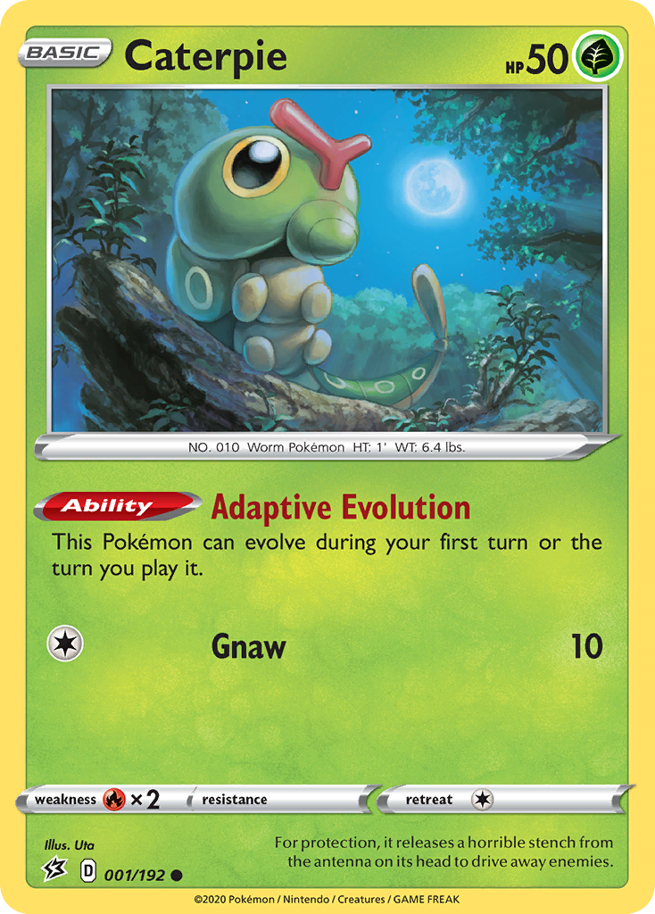 Caterpie (001/192) [Sword & Shield: Rebel Clash] | Good Games Cannington