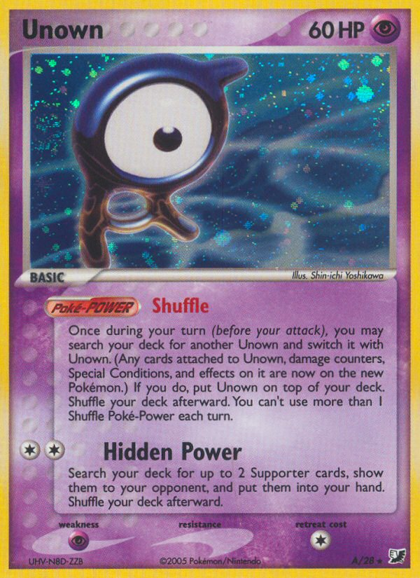Unown (A/28) [EX: Unseen Forces] | Good Games Cannington