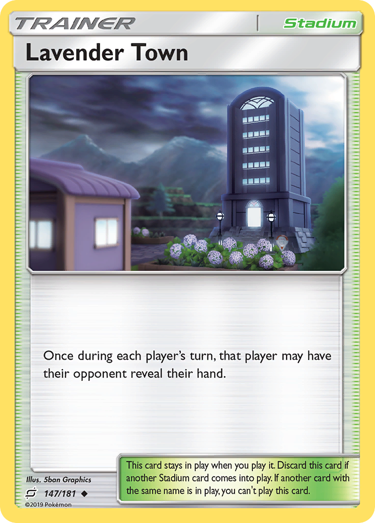 Lavender Town (147/181) [Sun & Moon: Team Up] | Good Games Cannington