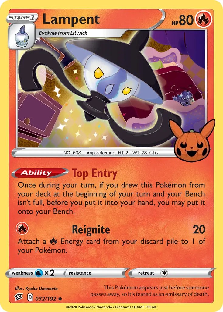 Lampent (032/192) [Trick or Trade] | Good Games Cannington