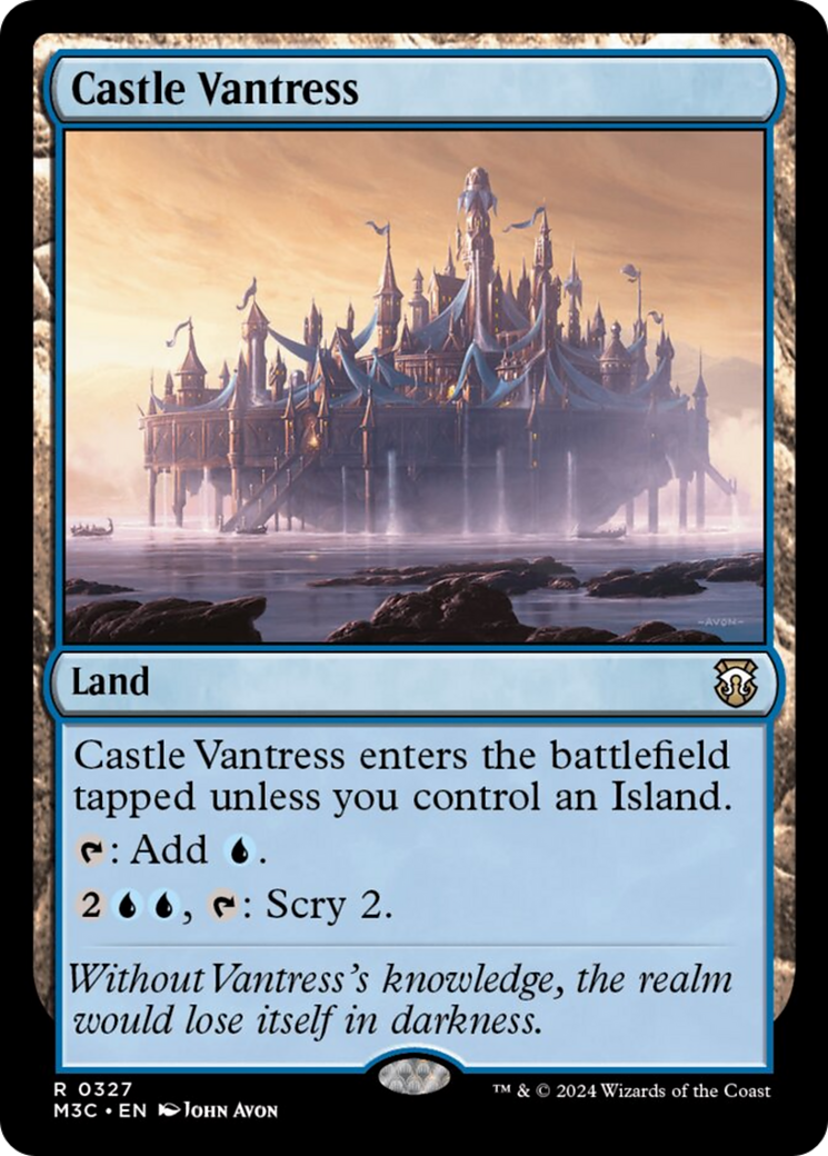 Castle Vantress (Ripple Foil) [Modern Horizons 3 Commander] | Good Games Cannington