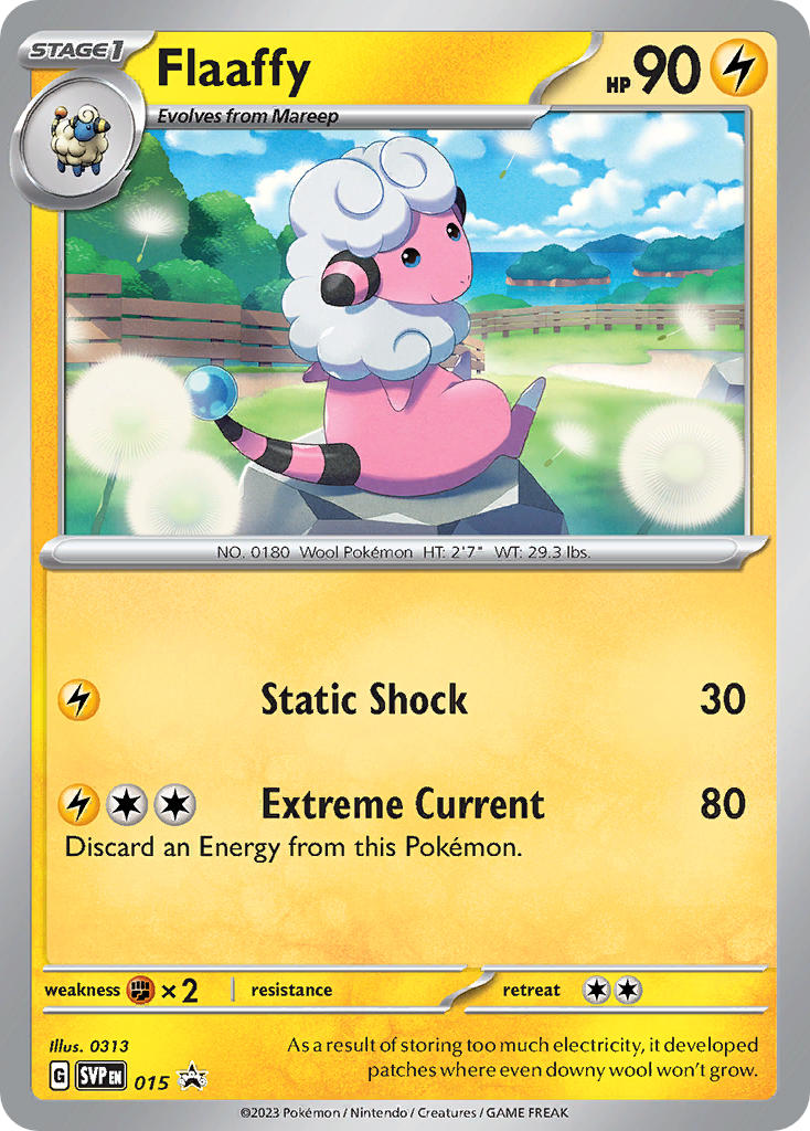 Flaaffy (015) [Scarlet & Violet: Black Star Promos] | Good Games Cannington