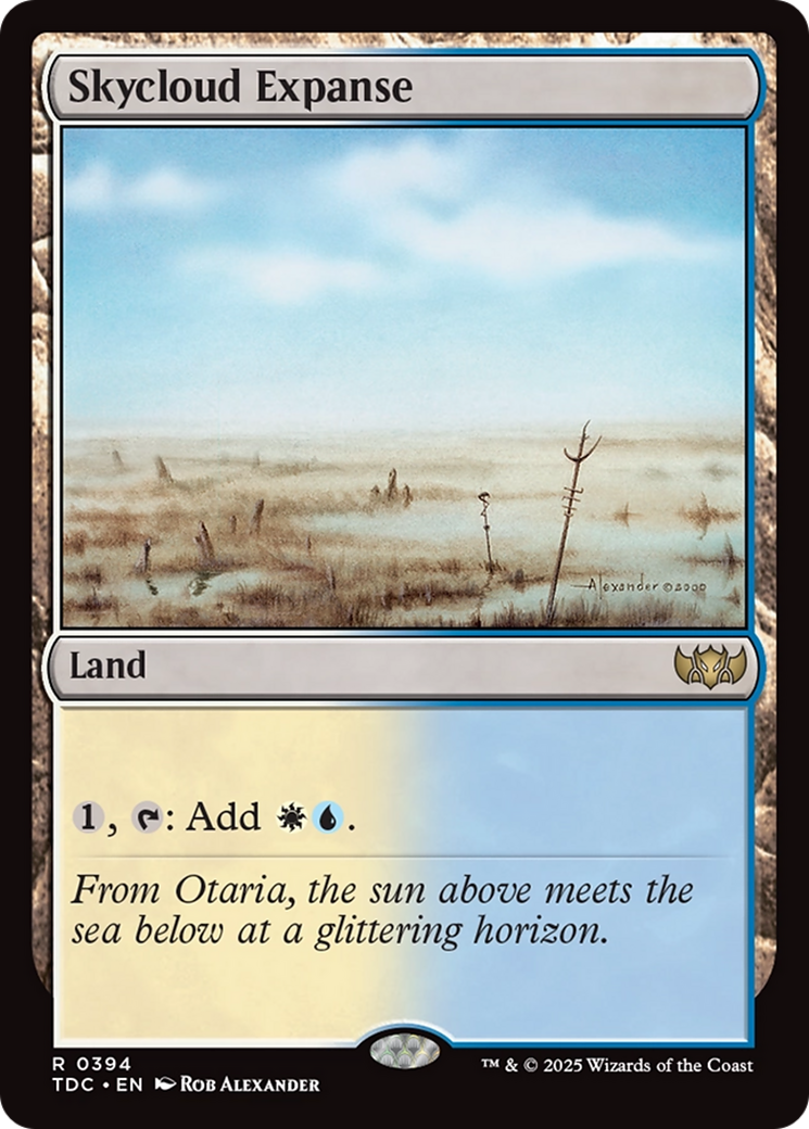 Skycloud Expanse [Tarkir: Dragonstorm Commander] | Good Games Cannington