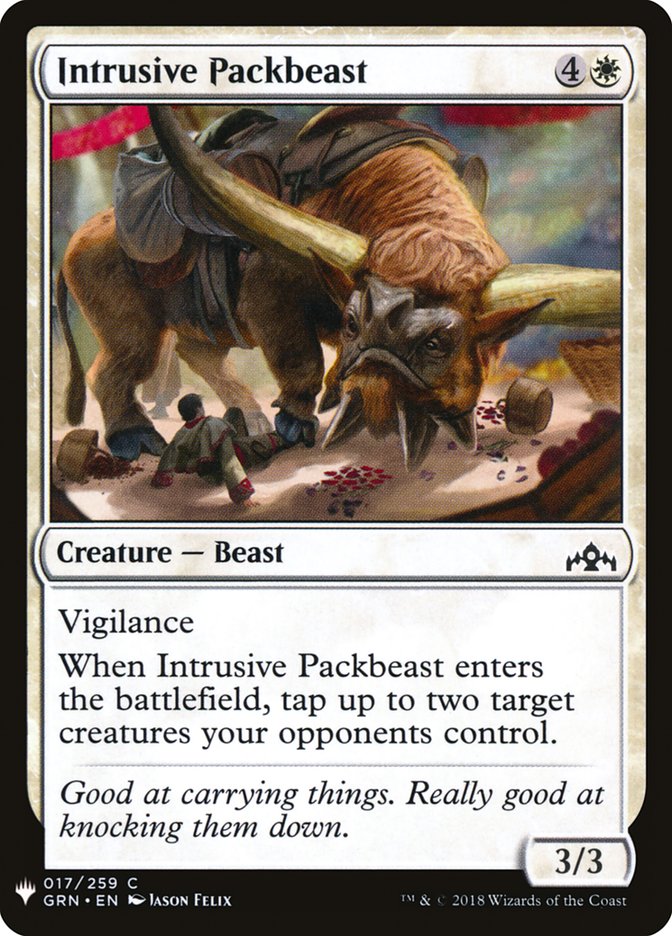 Intrusive Packbeast [Mystery Booster] | Good Games Cannington