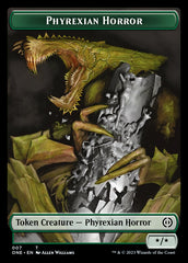 Phyrexian Mite (011) // Phyrexian Horror (007) Double-Sided Token [Phyrexia: All Will Be One Tokens] | Good Games Cannington