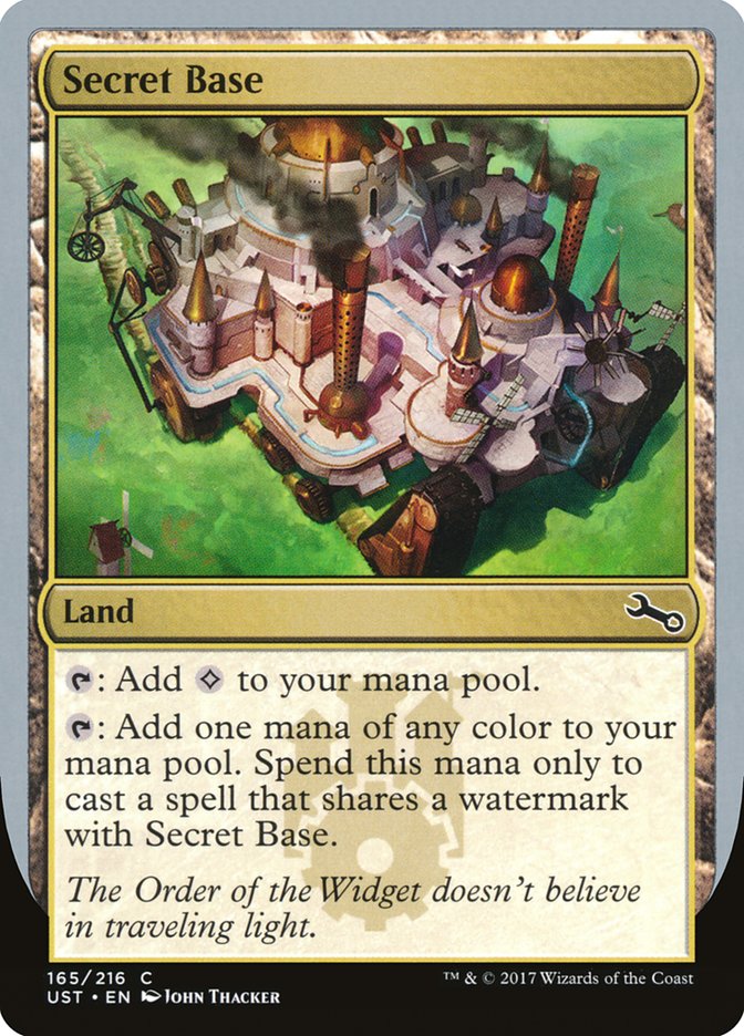 Secret Base (John Thacker) [Unstable] | Good Games Cannington