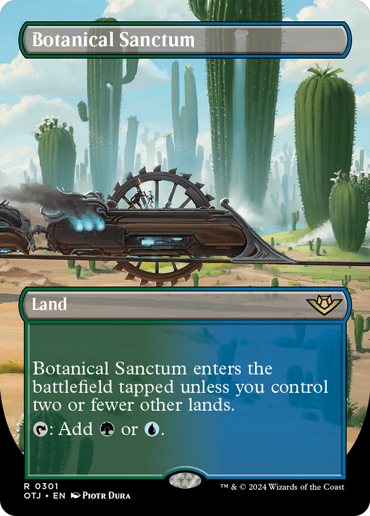 Botanical Sanctum (Borderless) [Outlaws of Thunder Junction] | Good Games Cannington