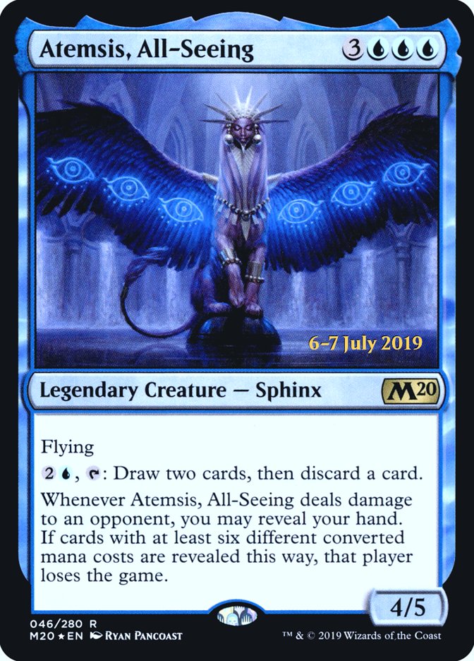 Atemsis, All-Seeing [Core Set 2020 Prerelease Promos] | Good Games Cannington