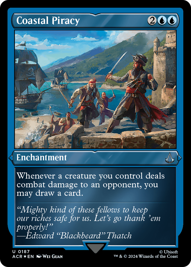 Coastal Piracy (Foil Etched) [Assassin's Creed] | Good Games Cannington