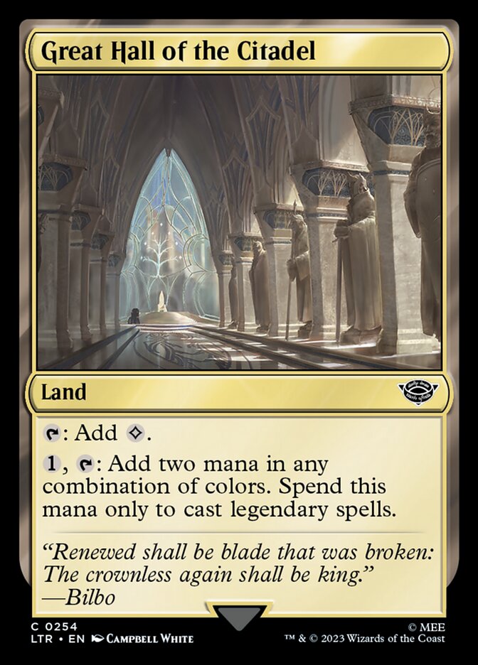 Great Hall of the Citadel [The Lord of the Rings: Tales of Middle-Earth] | Good Games Cannington