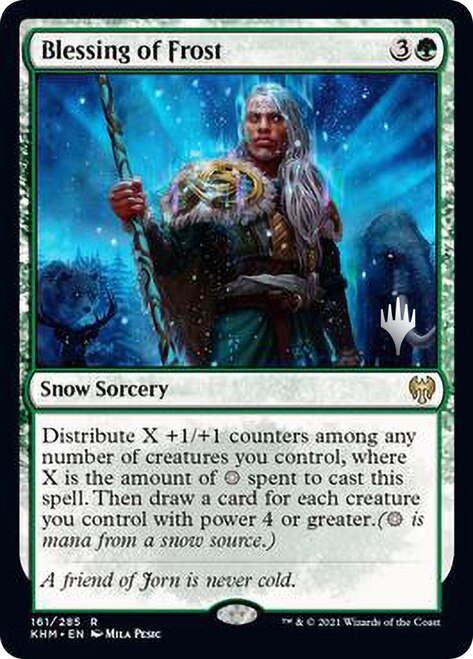 Blessing of Frost (Promo Pack) [Kaldheim Promos] | Good Games Cannington