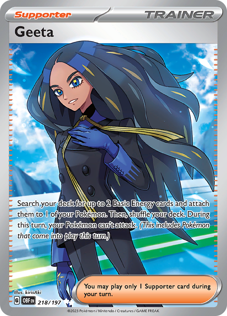 Geeta (218/197) [Scarlet & Violet: Obsidian Flames] | Good Games Cannington