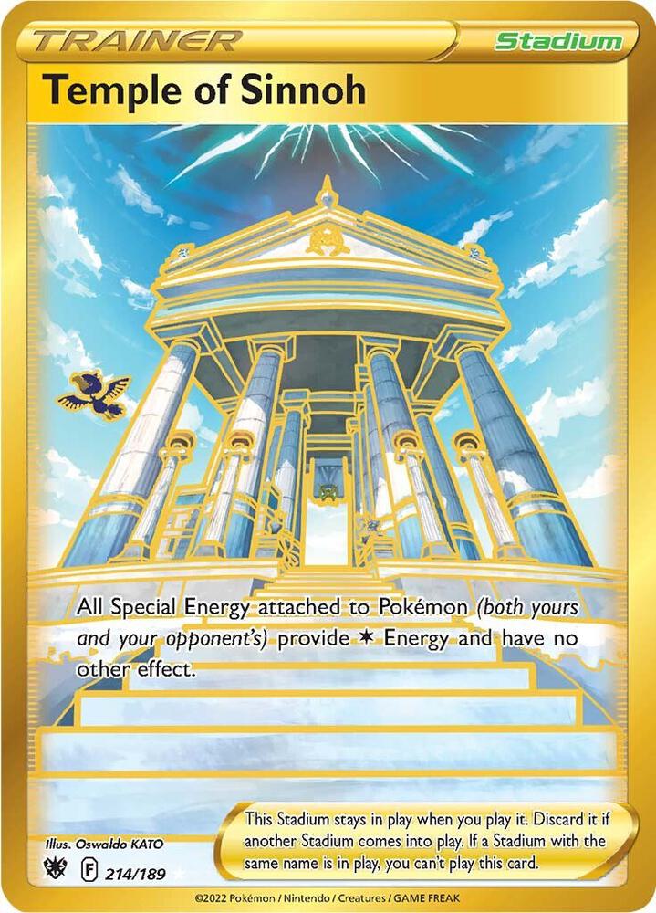 Temple of Sinnoh Secret 214/189 (SWSH10: Astral Radiance)  - Holofoil | Good Games Cannington