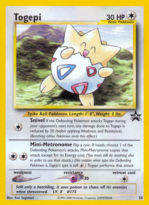 Togepi (30) [Wizards of the Coast: Black Star Promos] | Good Games Cannington