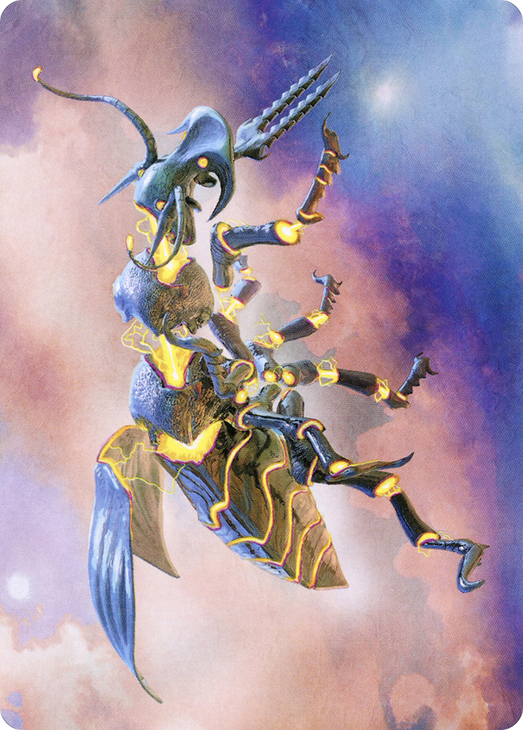Zabaz, the Glimmerwasp Art Card [Modern Horizons 2 Art Series] | Good Games Cannington