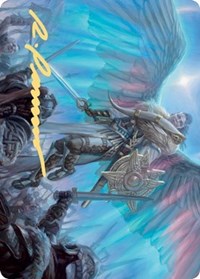 Resplendent Marshal Art Card (Gold-Stamped Signature) [Kaldheim Art Series] | Good Games Cannington