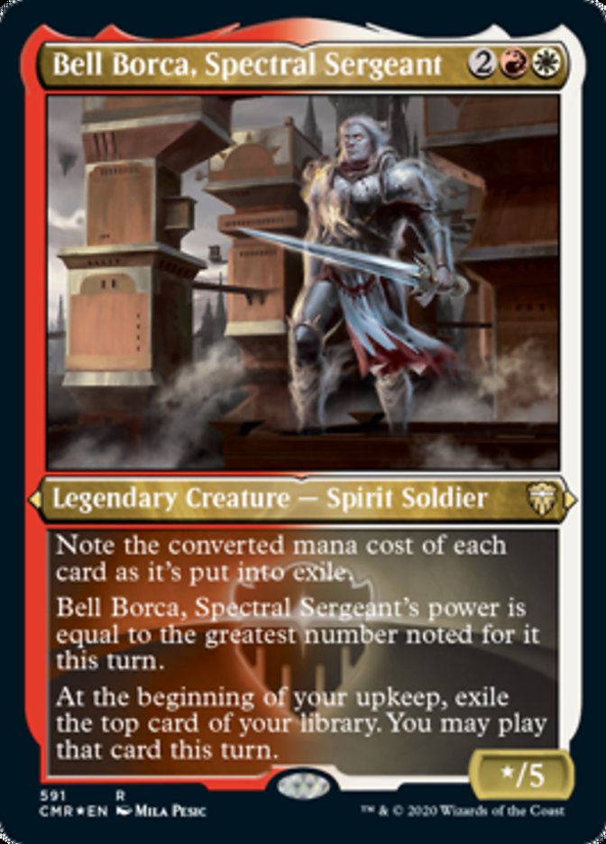 Bell Borca, Spectral Sergeant (Etched) [Commander Legends] | Good Games Cannington
