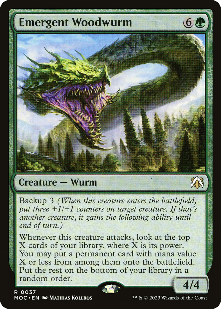 Emergent Woodwurm [March of the Machine Commander] | Good Games Cannington