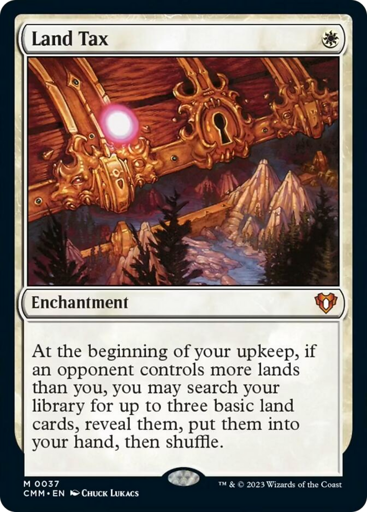 Land Tax [Commander Masters] | Good Games Cannington