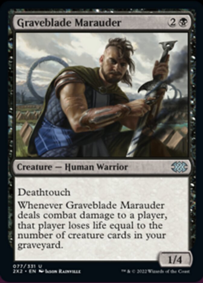 Graveblade Marauder [Double Masters 2022] | Good Games Cannington
