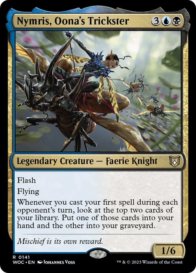 Nymris, Oona's Trickster [Wilds of Eldraine Commander] | Good Games Cannington