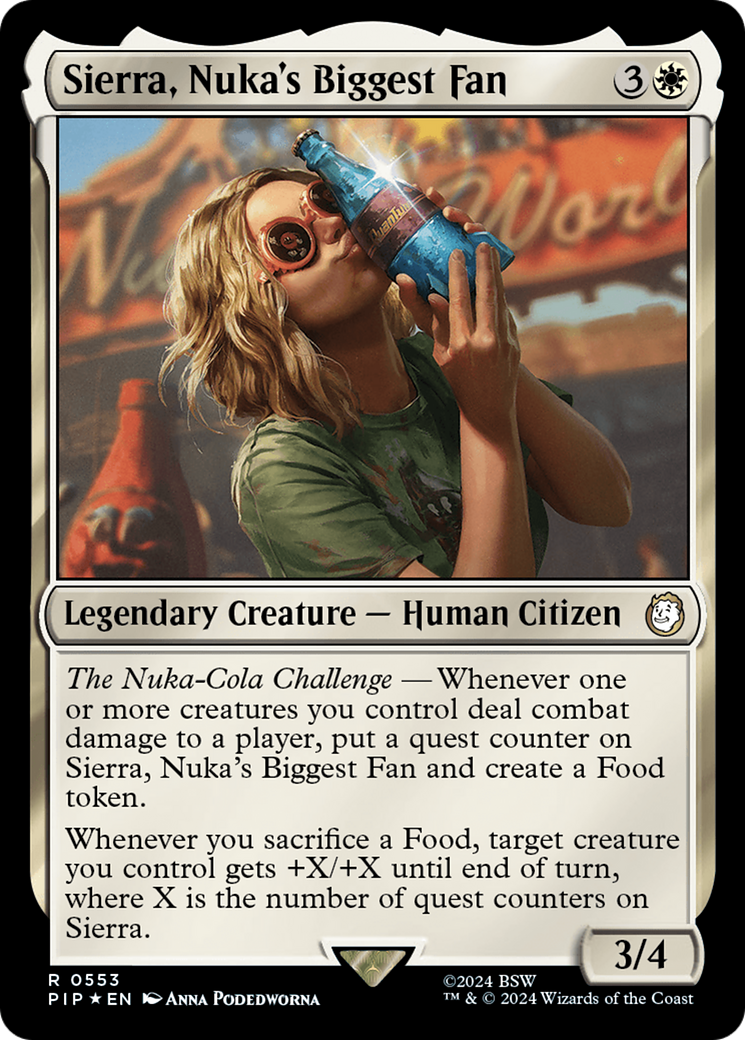 Sierra, Nuka's Biggest Fan (Surge Foil) [Fallout] | Good Games Cannington