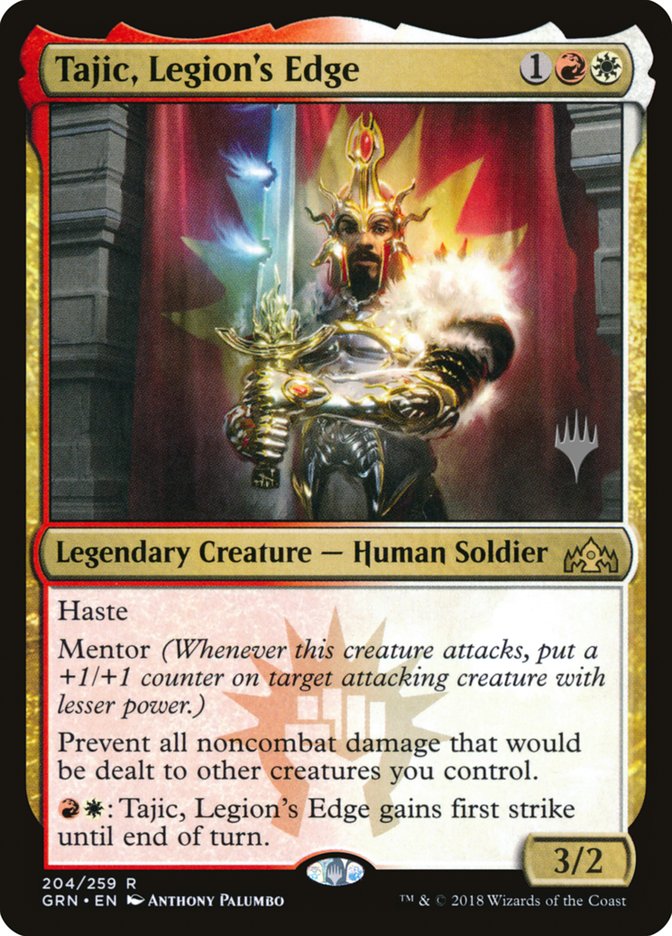 Tajic, Legion's Edge (Promo Pack) [Guilds of Ravnica Promos] | Good Games Cannington