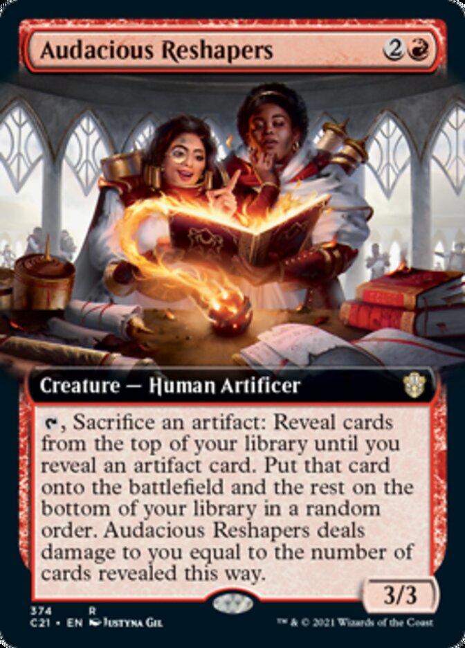 Audacious Reshapers (Extended Art) [Commander 2021] | Good Games Cannington