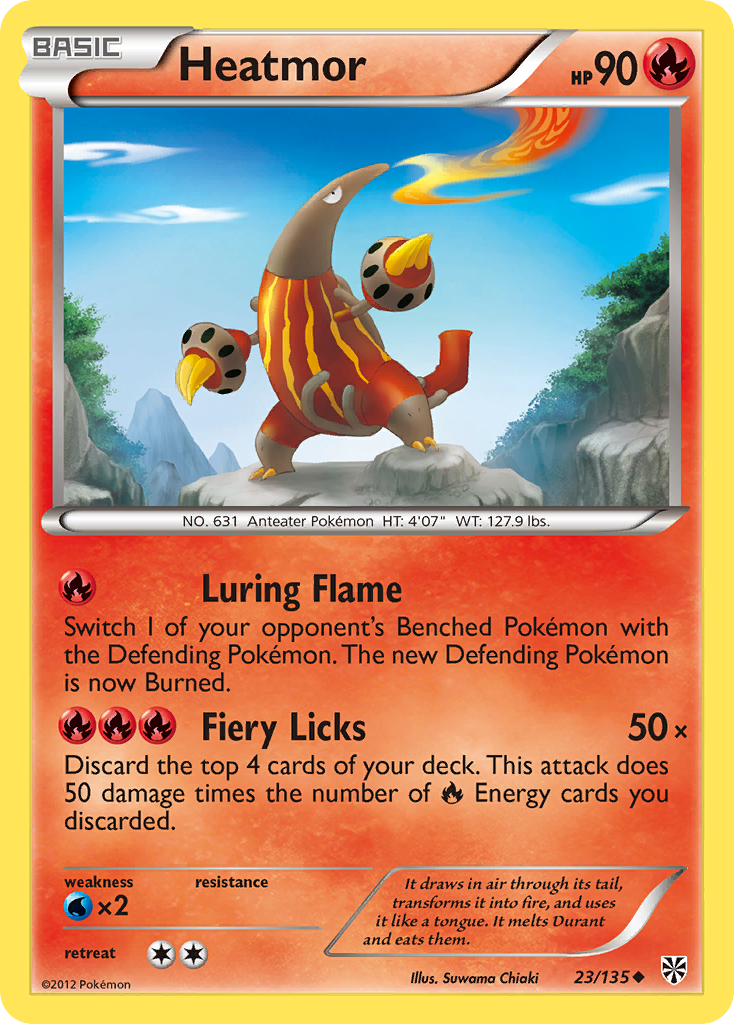 Heatmor (23/135) [Black & White: Plasma Storm] | Good Games Cannington