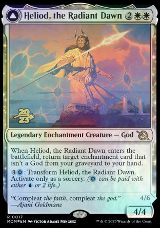 Heliod, the Radiant Dawn // Heliod, the Warped Eclipse [March of the Machine Prerelease Promos] | Good Games Cannington